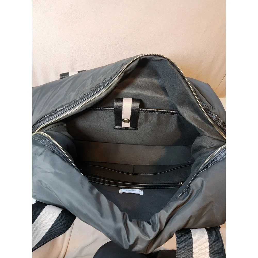 Tommy‎ Bahama Black Duffle Weekender Tote Bag Padded Travel Gym